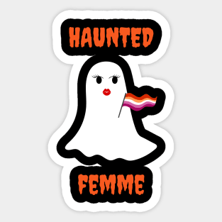 Haunted Femme Sticker